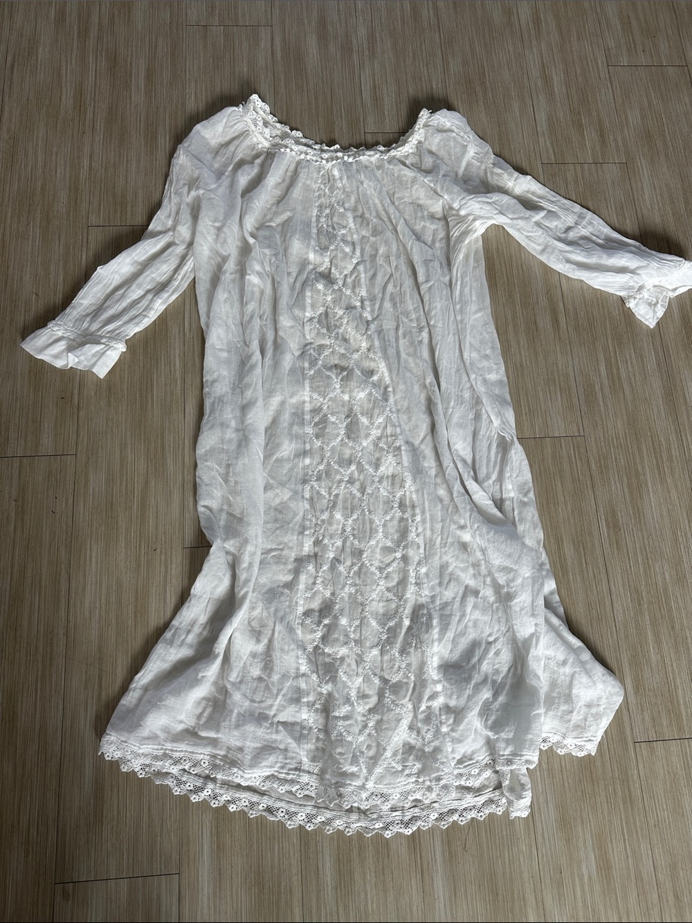 Celestine cotton white nightgown